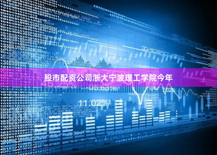 股市配资公司浙大宁波理工学院今年