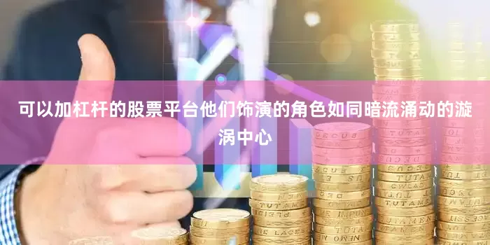 可以加杠杆的股票平台他们饰演的角色如同暗流涌动的漩涡中心